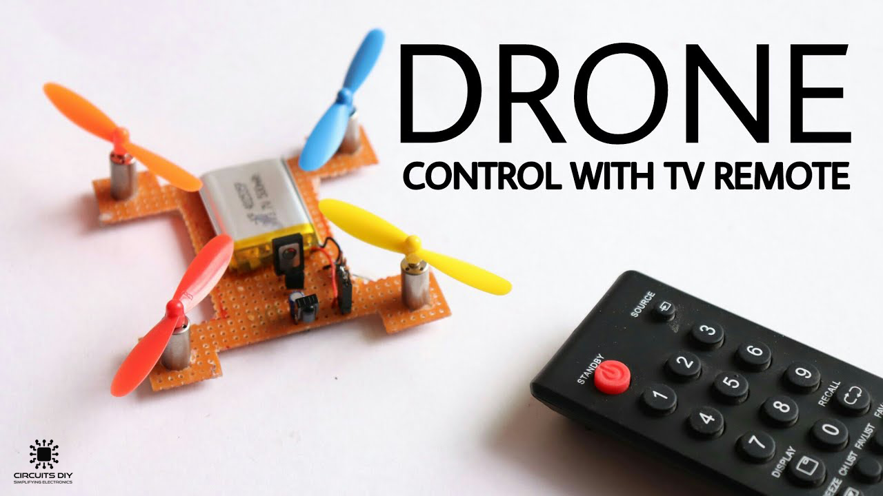 How To Make A Drone Using An IR Sensor & Transistors – DIY Project