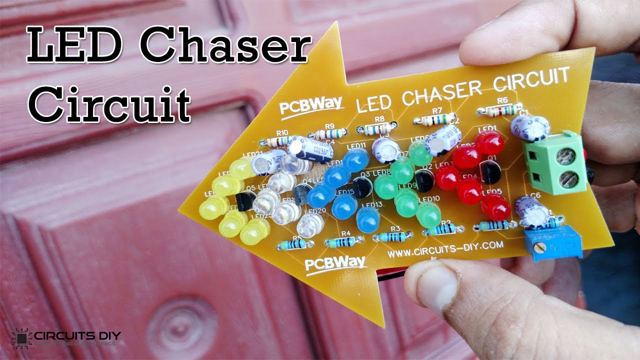 LED Chaser Circuit using Transistors – Electronics Projects