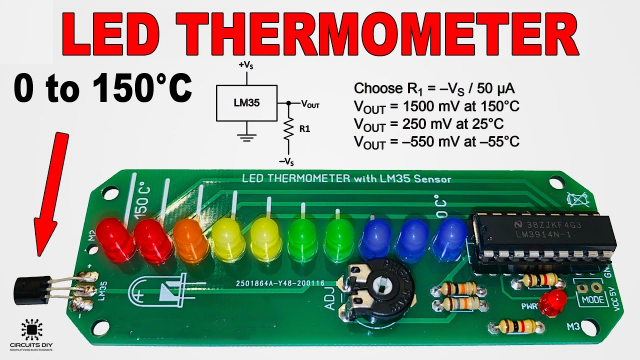 led thermometer lm3914