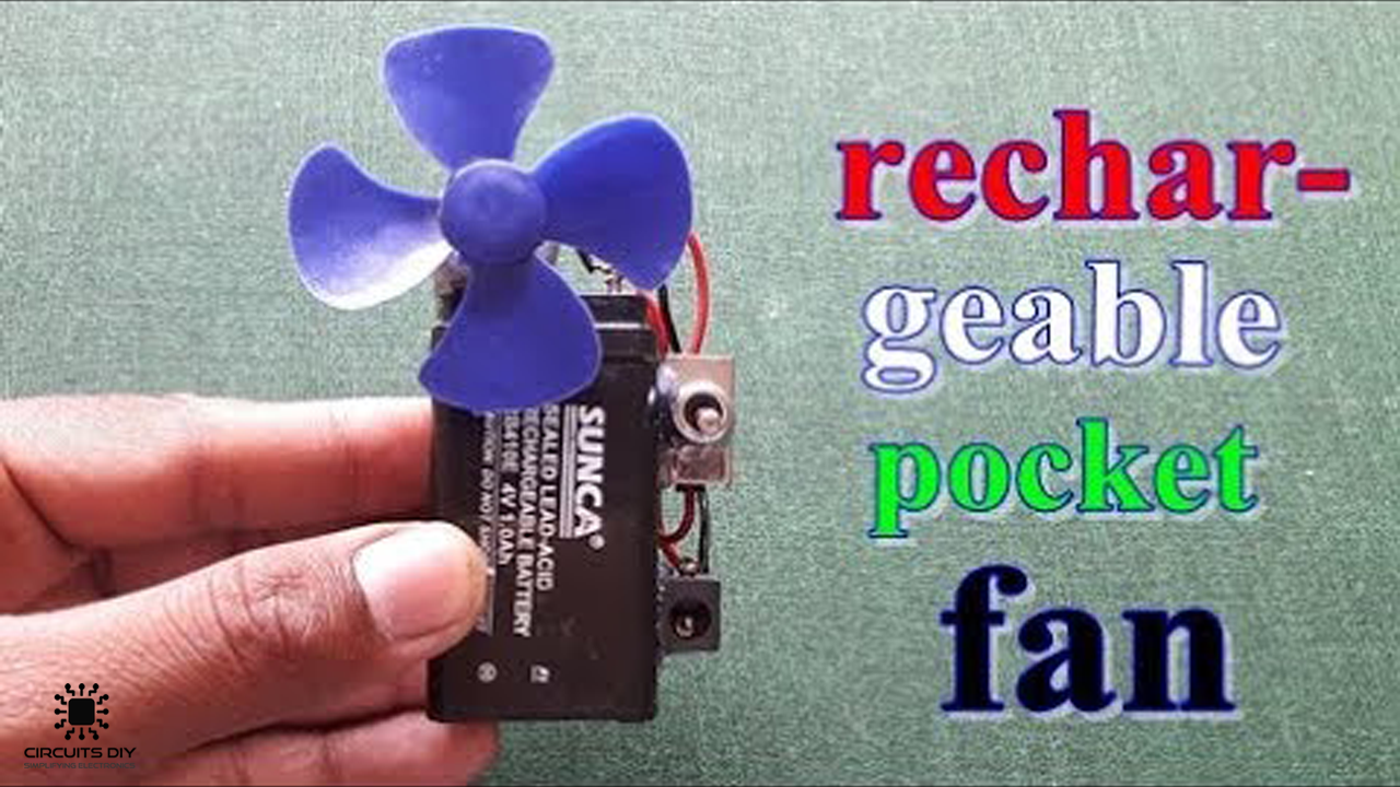 How To Make a Rechargeable Mini DC Fan Using 4V Battery