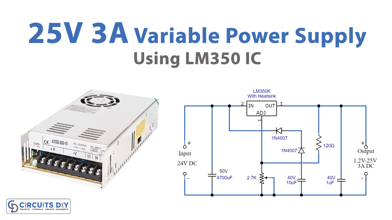 25V 3A Variable Power Supply