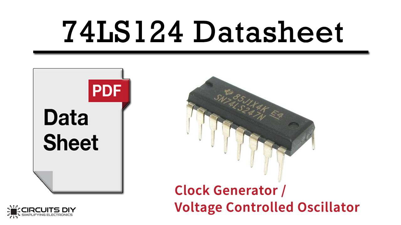 74LS124 Dual Voltage Controlled Oscillator IC – Datasheet
