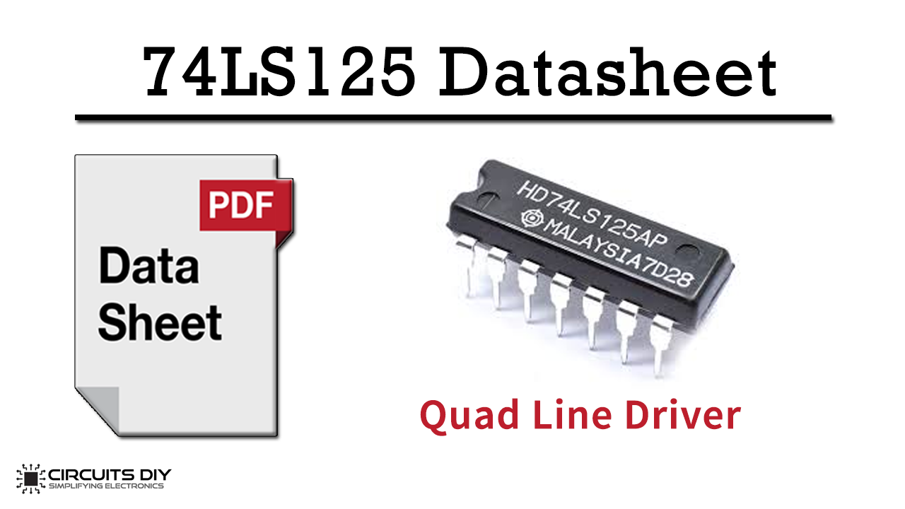 74LS125 Quadruple 3-State Bus Buffer IC – Datasheet