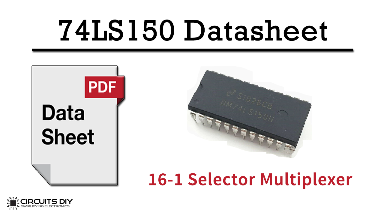 74LS150 16-1 Data Selector Multiplexer IC – Datasheet