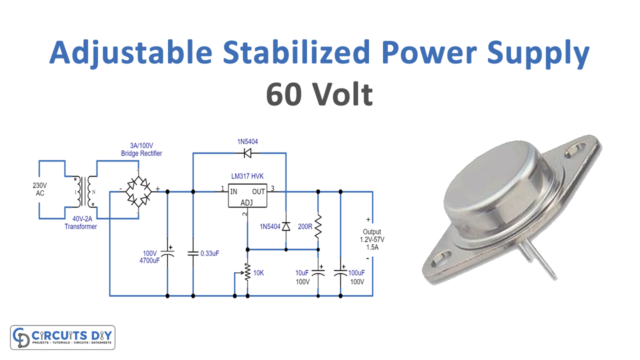 Adjustable Stabilized Power Supply