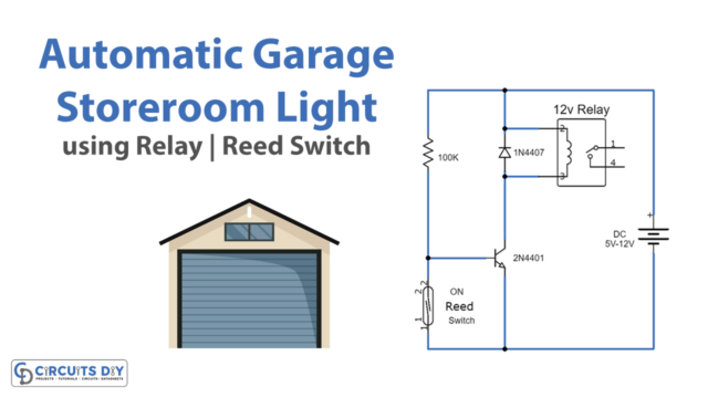 Automatic Garage Or Storeroom Light using 2n4401