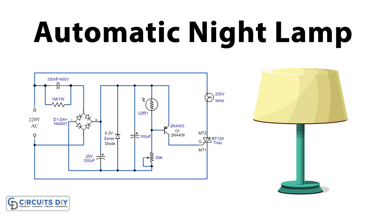 Automatic-Night-Lamp-with-BT136-TRIAC