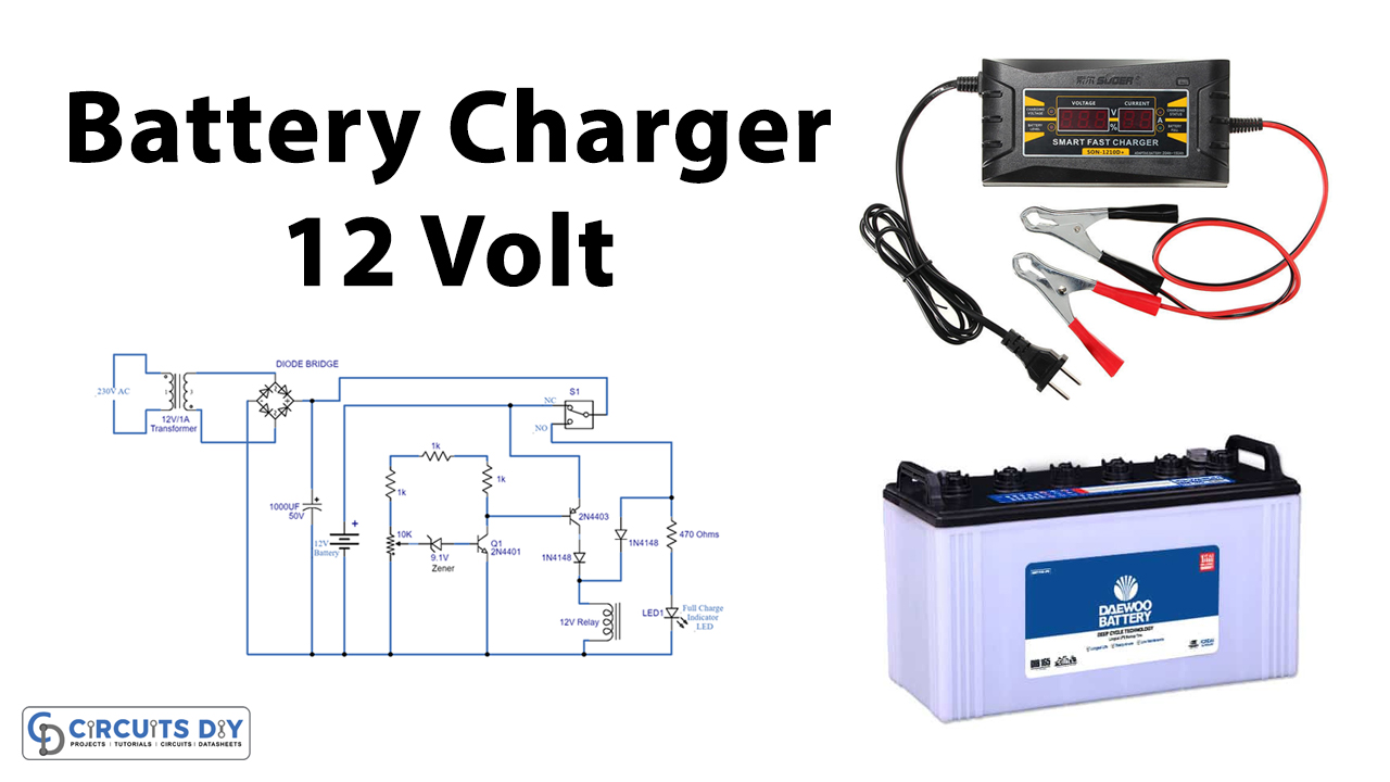 Battery Charger Circuit for 12V & 6V Batteries