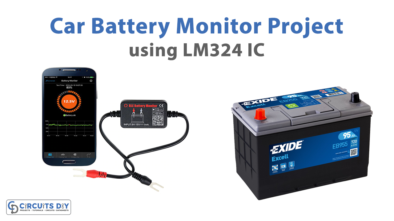 Car Battery Monitor with Low Battery Cutoff Function