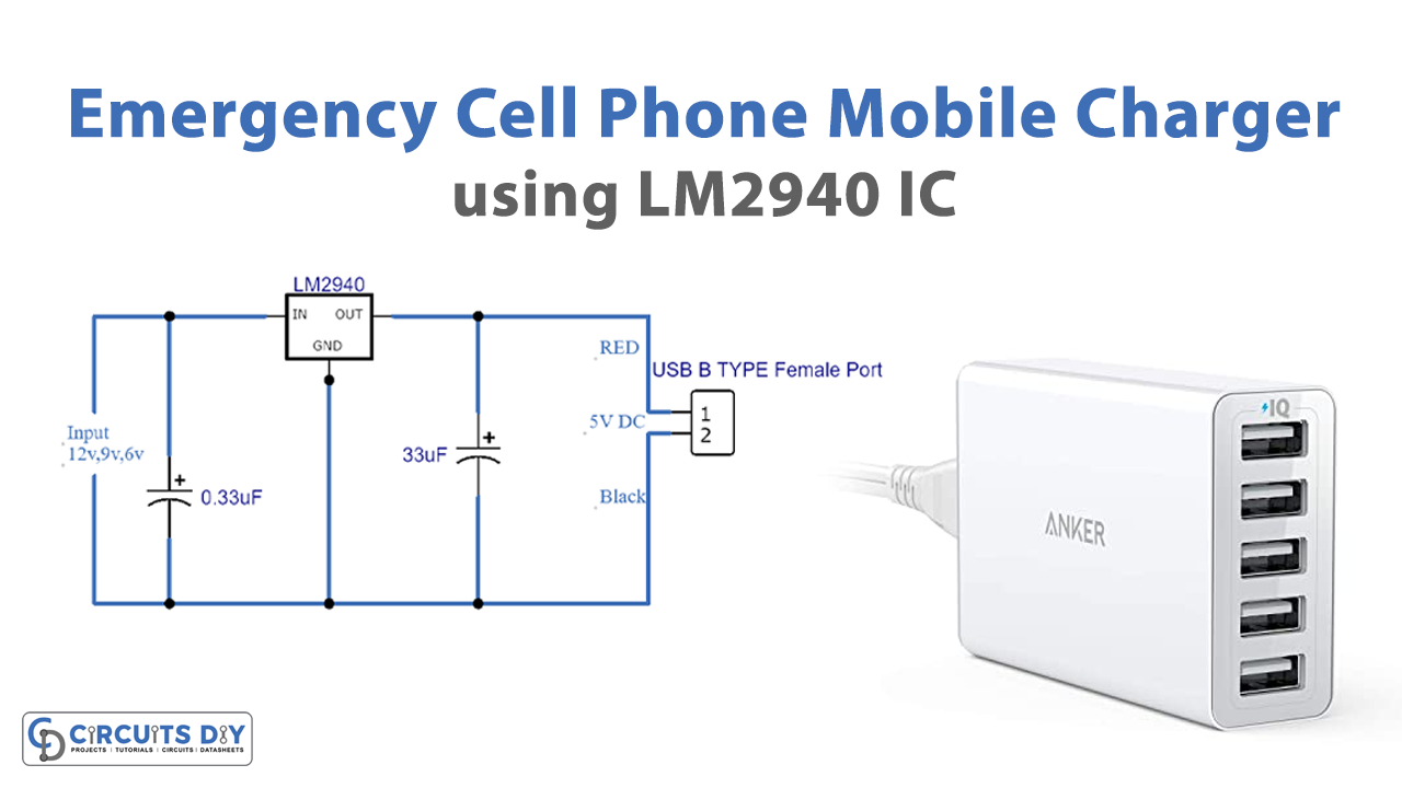 Emergency Cell Phone Mobile Charger