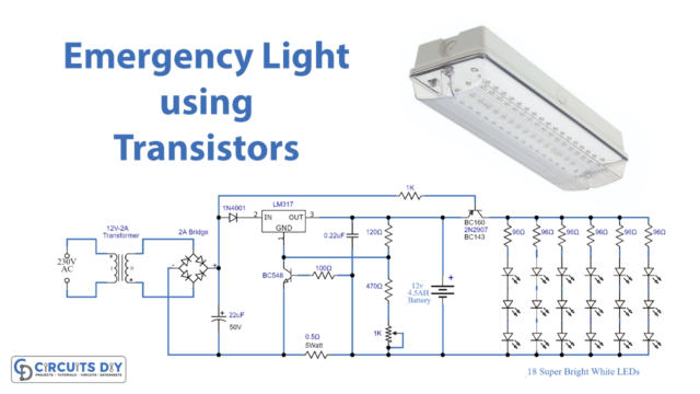 Emergency Light using Transistors