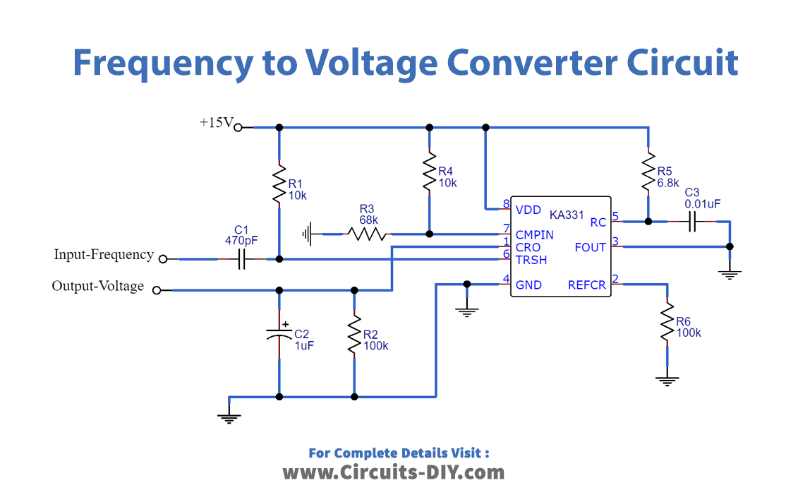 Frequency to Voltage Converter Circuit_Diagram-Schematic