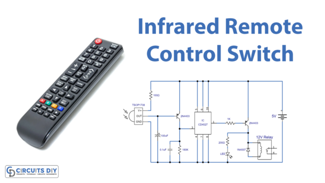 Infrared Remote Control Switch Using CD4027 IC