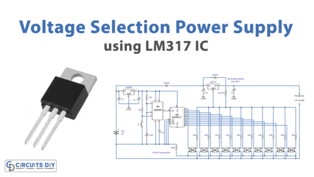LM317 Single Push Voltage Selection Power Supply-0