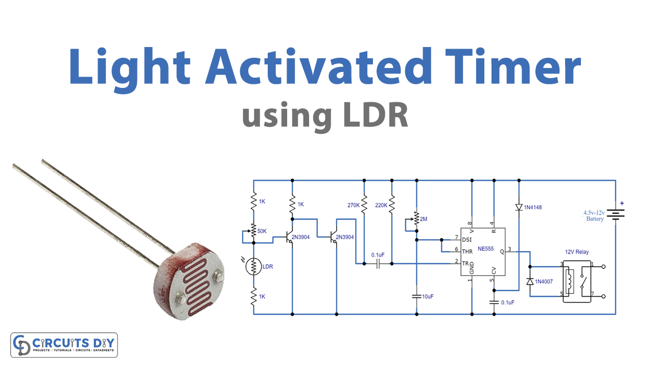 Light Activated Timer using LDR