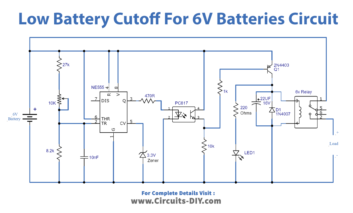 Low Battery Cutoff Circuit
