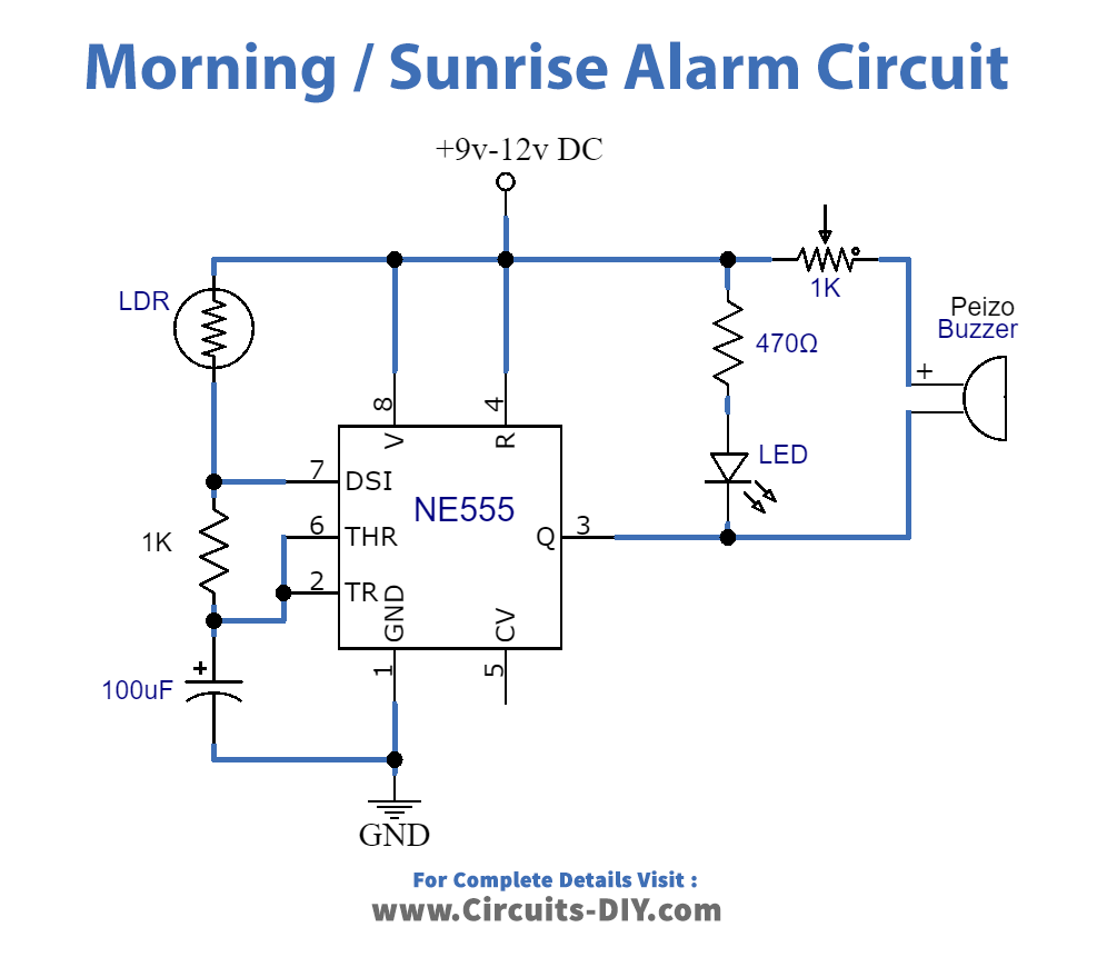 Morning Sunrise Alarm Circuit