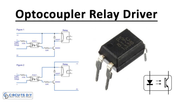 Optocoupler Relay Driver with PC817 & 2N3904