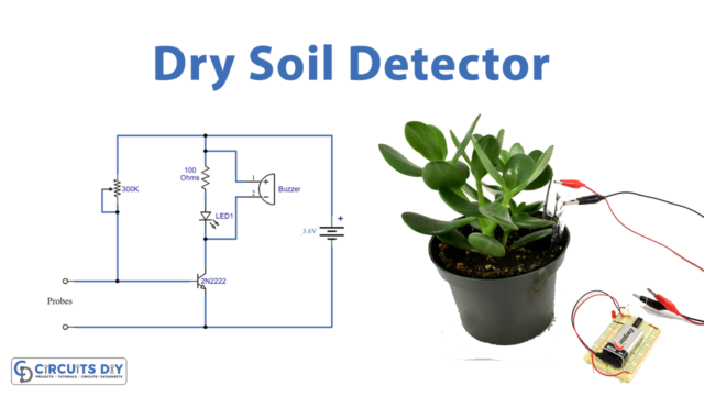 Plant Watering Watcher Or Dry Soil Detector