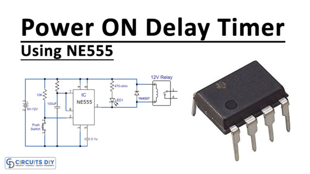 Power-ON-Delay-555-Timer-Circuit