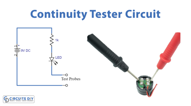 Simple Continuity Tester Circuit