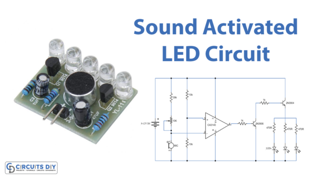 Sound Activated LEDs Using CA3140 IC