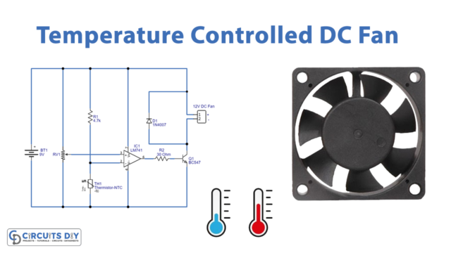 Temperature-Controlled-DC-Fan