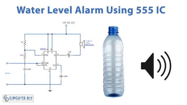 Water-Level-Alarm-Using-555-IC-