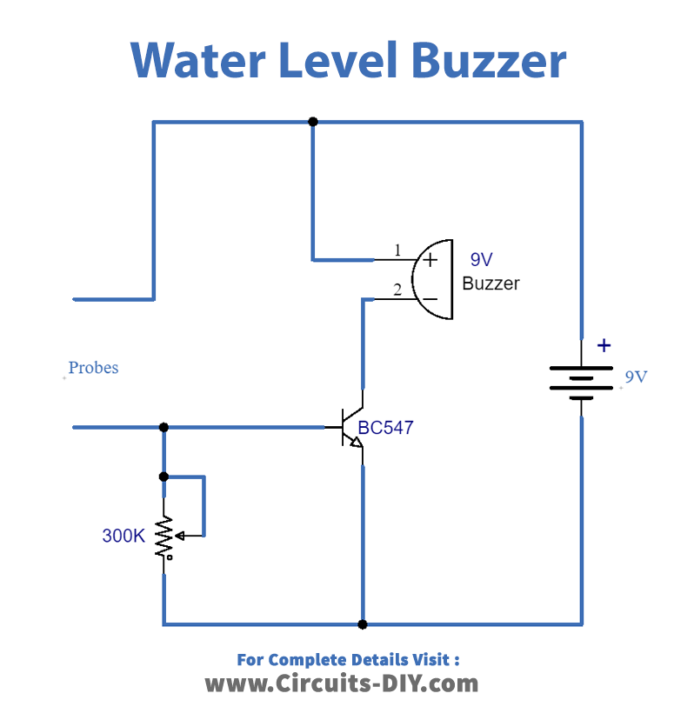Water-Level-Buzzer-Indicator-Circuit