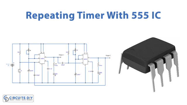 repeating timer using 555 timer ic