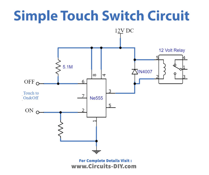 touch-switch-Circuit-Diagram-Schematic