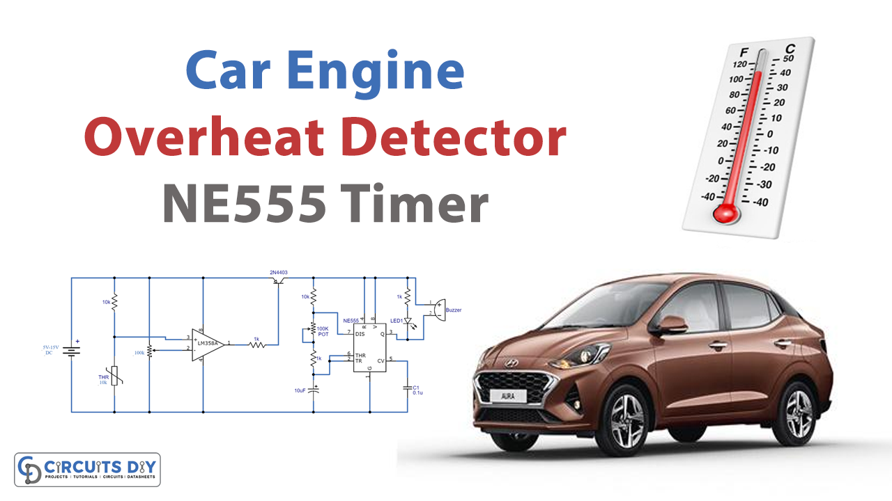 Car Engine Overheat Detector Alarm