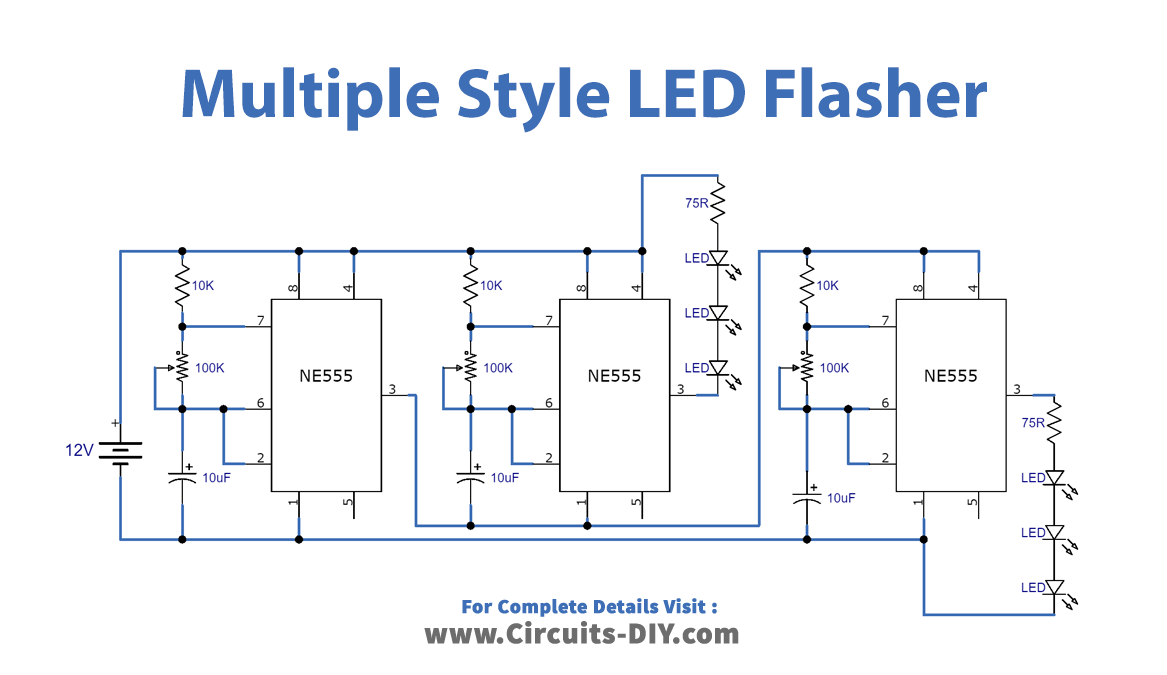 Multiple Style Flasher Circuit