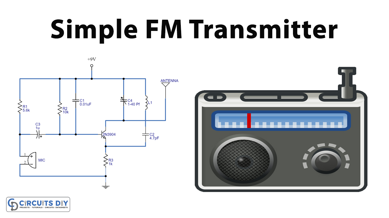 Simple FM Transmitter Circuit using Transistor