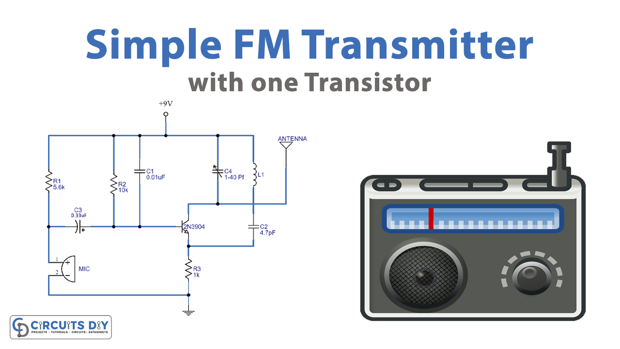 Simple-FM-Transmitter-Circuit-using-Transistor