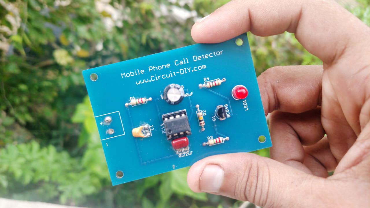 How to make a Simple Mobile Phone Call Detector Circuit