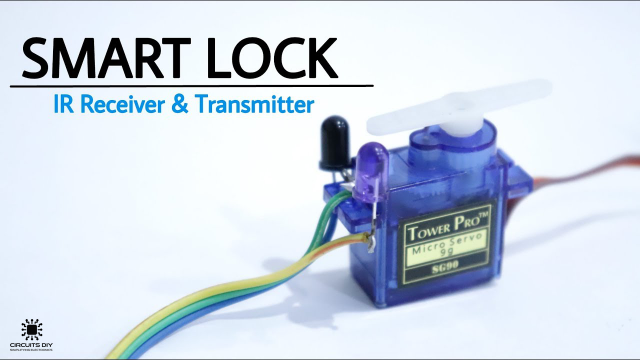 How To Make A Smart Door Lock Using An IR LED Pair & Servo Motor