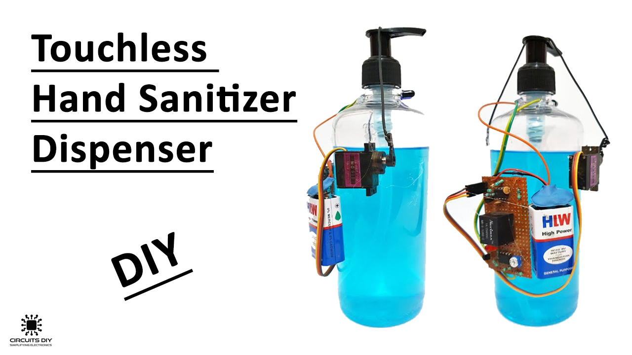 touchless hand sanitizer dispenser