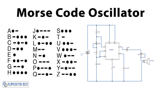 Morse-Code-Oscillator-using-NE555-Precision-Timer-IC