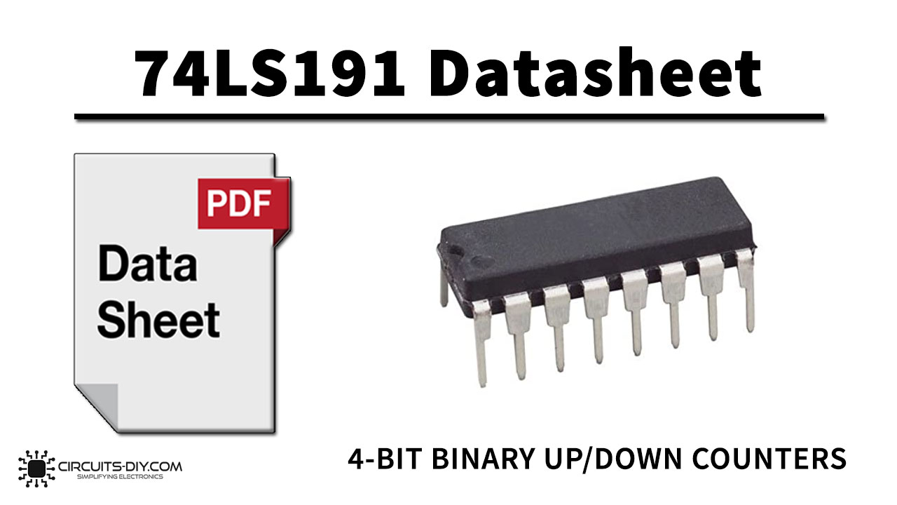74LS191 Synchronous 4-Bit Up/Down Counter IC With Mode Control