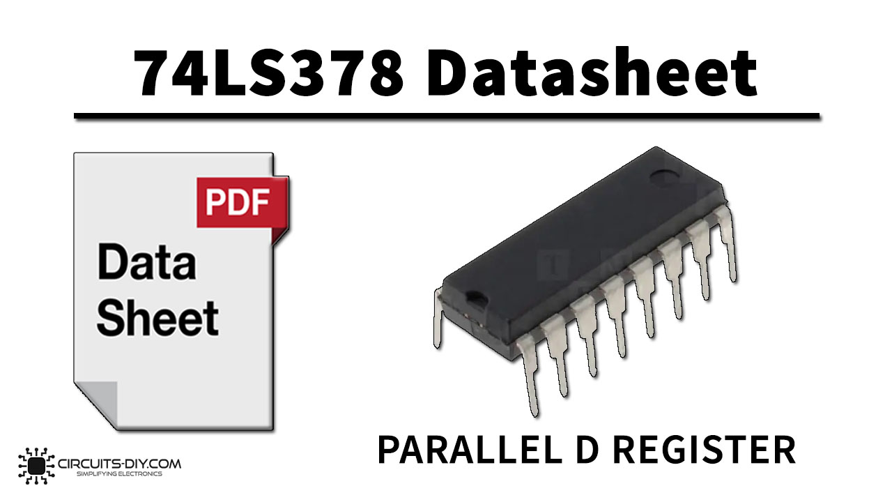 74LS378 6-Bit Hex D-Type Flip-Flops IC with Clock Enable | Datasheet