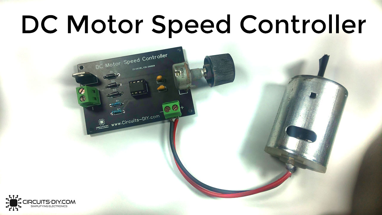 How To Make DC Motor Speed Controller Circuit | PWM