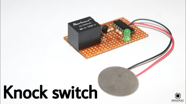 piezoelectric knock switch