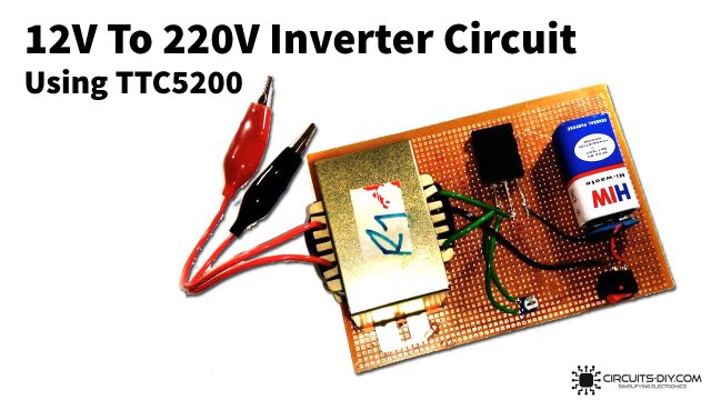 12V To 220V Inverter Circuit Using TTC5200