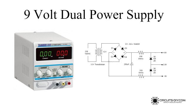 9 volt dual power supply