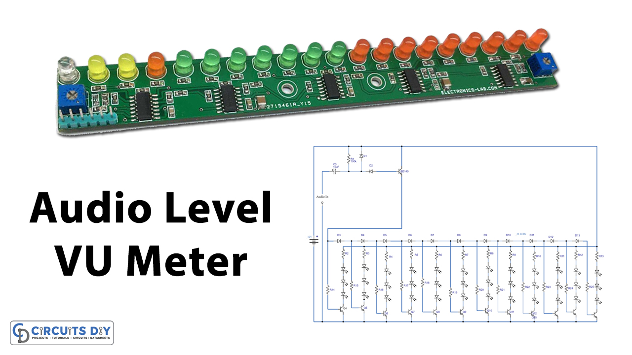 LED-Audio-Level-VU-Meter-Using-Transistors