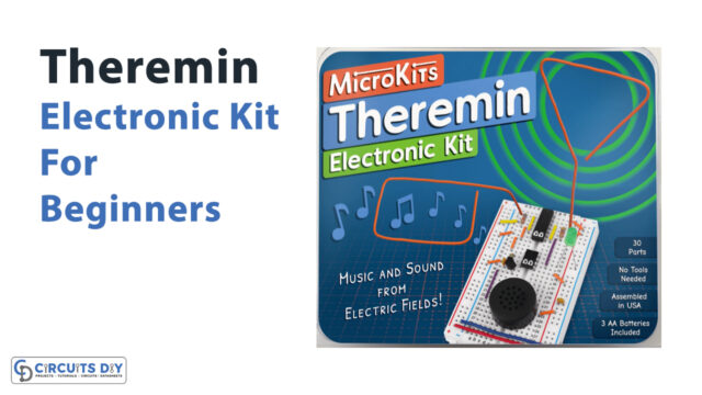 MicroKits Theremin Electronic Kit For Beginners - DIY Project Kit