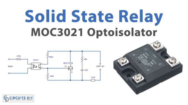Solid State Relay MOC3021 Optoisolator