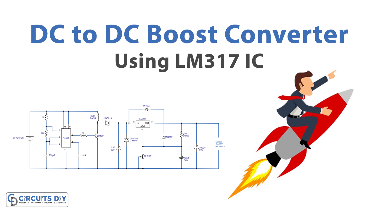 DC to DC Adjustable Step Up Boost Power Supply Converter