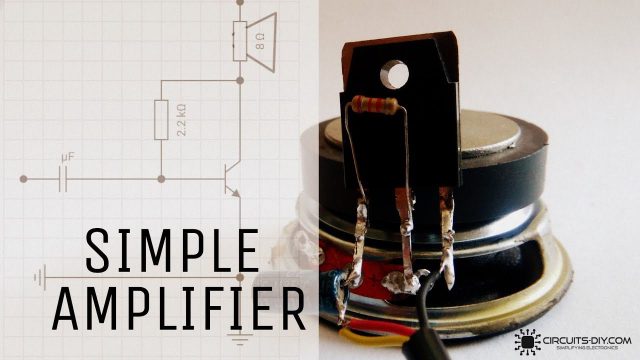 simple audio amplifier 2sc2625